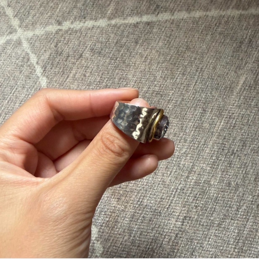 Statement 925 Silver And Tanzanite Ring - image 5